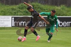 Bezirksliga - Saison 2024/25 - Freundschaftsspiel - SV Manching - TSV Gaimersheim - Nico von Swiontek Brzezinski (Nr.17 - TSV Gaimersheim) - Pedro Da Silva Wiedl (Nr.18 - SV Manching) - Foto: Meyer Jürgen
