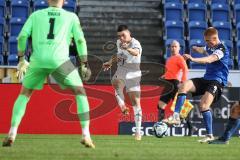 3. Liga; Arminia Bielefeld - FC Ingolstadt 04; Flanke Felix Keidel (43, FCI) Oppie Louis (44 AB) Kersken Jonas (1 AB)
