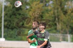 Bezirksliga - Saison 2025/26 - FC Fatih Ingolstadt - FC Gerolfing - Ahmet Altay (Nr.25 - FC Gerolfing) - Faruk Rencber (Nr.20 - FC Fatih Ingolstadt) - Foto: Meyer Jürgen