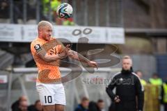 3. Liga; SSV Ulm 1846 - FC Ingolstadt 04; Max Dittgen (10, FCI) Kopfball