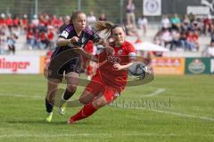 2. Bundesliga Frauen - Saison 2023/24 - FC Ingolstadt 04 Frauen - FC Bayern München II - Hünten Greata schwarz München - Reininger Pija (Nr.21 - FCI) - Foto: Meyer Jürgen