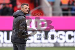 3. Liga; FC Ingolstadt 04 - 
Rot-Weiss Essen; Cheftrainer Michael Köllner (FCI) vor dem Spiel