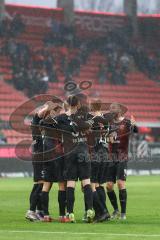 2.BL; FC Ingolstadt 04 - Erzgebirge Aue; Tor Jubel Treffer Visar Musliu (16, FCI) Patrick Schmidt (32, FCI) Valmir Sulejmani (33, FCI) Christian Gebauer (22, FCI) Rico Preißinger (6, FCI)