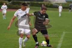 Bezirksliga - Saison 2025/26- TSV Gaimersheim - TSV Rohrbach - Nico von Swiontek Brzezinski (Nr.17 - TSV Gaimersheim) - Alexander Huber schwarz Rohrbach - Foto: Meyer Jürgen