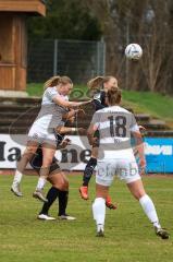 2. Fußball-Liga - Frauen - Saison 2022/2023 - FC Ingolstadt 04 - Eintracht Frankfurt II - Alina Mailbeck (Nr.8 - FCI Frauen) - Nachtigall Sophie weiss #10 Frankfurt - Foto: Meyer Jürgen