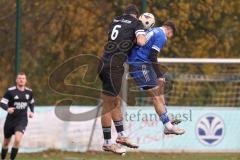 Bezirksliga - Saison 2025/26 - TSV Ober./Unterhaunstadt -  TSV Gaimersheim - Philipp Stipic (Nr.6 - TSV Gaimersheim) - Angelo Boharu blau Ober/Unterh.stadt - Foto: Meyer Jürgen