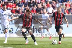 3. Liga; FC Ingolstadt 04 - Arminia Bielefeld; Gustav Christensen (24, FCI) Tim Heike (9, FCI) Russo Stefano (21 AB)