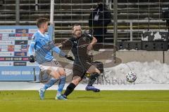 3. Liga - TSV 1860 München - FC Ingolstadt 04 - Peter Kurzweg (16, FCI) Willsch Marius (25, 1860)