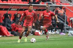 3. Liga; FC Ingolstadt 04 - Rot-Weiss Essen; Marcel Costly (22, FCI) Yannick Deichmann (20, FCI)