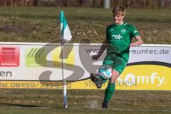 Bezirksliga OBB Nord - SV Manching - FC Schwabing München - Rainer Meisinger (#19 Manching) beim Eckball - Foto: Jürgen Meyer