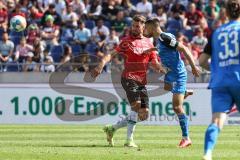 2.BL; Hannover 96 - FC Ingolstadt 04; Visar Musliu (16, FCI) Hendrik Weydandt (9 Hannover)