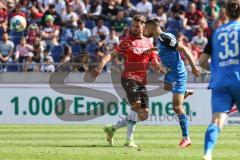 2.BL; Hannover 96 - FC Ingolstadt 04; Visar Musliu (16, FCI) Hendrik Weydandt (9 Hannover)