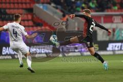 3. Liga; FC Ingolstadt 04 - Erzgebirge Aue; Yannick Deichmann (20, FCI) Vukancic Niko (4 Aue)