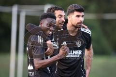 Kreisliga - Saison 2026/27- SV Zuchering - Türkisch SV Ingolstadt - Der 0:1 Führungstreffer durch Boubacarr Saho schwarz Türkisch - Foto: Meyer Jürgen