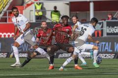 3. Liga; FC Ingolstadt 04 - Viktoria Köln; Hans Nunoo Sarpei (18 FCI) Saghiri Hamza (26 Köln) Siebert Jamil (20 Köln) Rico Preißinger (6, FCI)