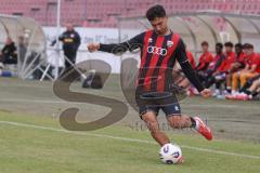 *** Bayernliga Nord - Saison 2025/26 - FC Ingolstadt 04 II - Jahn Regensburg II - Mustafa Özden (Nr.6 - FC Ingolstadt II) - XXXXX - Foto: Meyer Jürgen
