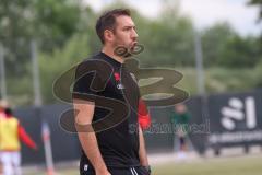 Freundschaftsspiel - Saison 2024/25 - FC Ingolstadt 04 II - TSV Rain/Lech  - Cheftrainer Patrick Schönfeld (FCI U21) - XXXXX - Foto: Meyer Jürgen