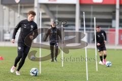 3. Liga; FC Ingolstadt 04 - Trainingsauftakt im Audi Sportpark, Trainingsgelände; Moritz Seiffert (23, FCI)