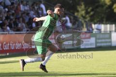 Kreisliga - Saison 2023/2024 - FC Gerolfing - Türk SV Ingolstadt - Flaur Bashota grün Gerolfing - Foto: Meyer Jürgen