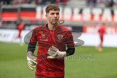 3. Liga; FC Ingolstadt 04 - Alemannia Aachen; vor dem Spiel Torwart David Klein (47, FCI)