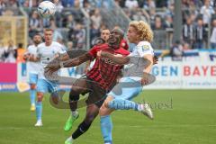 3.Liga - Saison 2022/2023 - TSV 1860 München - FC Ingolstadt 04 - Moussa Doumbouya (Nr.27 - FCI) - Jesper Verlaat (Nr.4 - 1860 München) - Foto: Meyer Jürgen