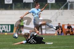 2. Fußball-Liga - Frauen - Saison 2023/2024 - FC Ingolstadt 04 - SG 99 Andernach - Carolin Schraa (Nr.7 - Andernach) - Lisa Ebert (Nr.10 - FCI Frauen) - Foto: Meyer Jürgen