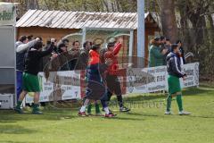 Fussball - Kreisliga - FC Grün Weiss Ingolstadt - FC Fatih Ingolstadt - Adar Gectan grün GW Ing. mit dem 1:1 Ausgleichstreffer - jubel - Foto: Meyer Jürgen