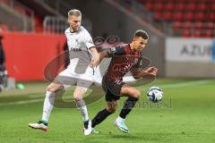 3. Liga; FC Ingolstadt 04 - Preußen Münster; Marcel Costly (22, FCI) Lorenz Marc (18 PM)