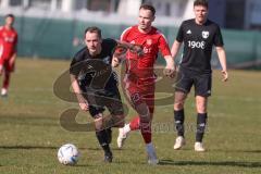 Kreisklasse - Saison 2024/25- Türkisch SV Ingolstadt - TSV Gaimersheim II - Nikita Müller rot Türkisch - Carlo Leilich schwarz Gaimersheim - Foto: Meyer Jürgen