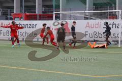 U 14 (C-Jun.) Förderliga BuLi/NLZ -  Saison 2021/2022 - FC Ingolstadt 04 - FC Bayern München - Stanko Djordjevic köpft den 4:0 Führungstreffer - jubel - Foto: Meyer Jürgen