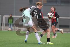 2. Bundesliga Frauen - Saison 2025/26 - FC Ingolstadt 04 Frauen - FFC Turbine Potsdam - Nina Penzkofer (Nr.29 - FC Ingolstadt Frauen I) - Schmid Eva weiss Potsdam - Foto: Meyer Jürgen