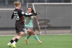 2. Bundesliga Frauen - Saison 2025/26 - FC Ingolstadt 04 Frauen - SG Andernach - Kossmann Lisa grün Andernach  Penzkofer (Nr.29 - FC Ingolstadt Frauen I) - XXXXX - Foto: Meyer Jürgen