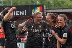 2. Frauen-Bundesliga - Saison 2021/2022 - FC Ingolstadt 04 - MSV Duisburg - Der 1:0 Führungstreffer durch Reischmann Stefanie (#21 FCI) - jubel - Foto: Meyer Jürgen