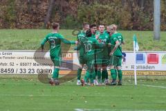 BZL - Oberbayern Nord - SV Manching - SV Kasing -  Thomas Schreiner (#11 Manching) macht den 1:0 Führungstreffer - jubel - Foto: Jürgen Meyer