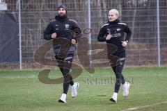 3. Liga; 1. Training nach Winterpause, 2023 FC Ingolstadt 04; Nico Antonitsch (5, FCI) Thomas Rausch (45, FCI)