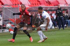 3. Liga - FC Ingolstadt 04 - Waldhof Mannheim - Caniggia Ginola Elva (14, FCI) Donkor Anton-Leander (19 Mannheim)