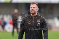 Toto Pokal; Halbfinale; FV Illertissen - FC Ingolstadt 04; vor dem Spiel Jannik Mause (7, FCI)