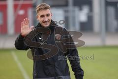 3. Liga; 1. Training nach Winterpause, 2023 FC Ingolstadt 04; nach Verletzung wieder im Einzeltraining, Tobias Schröck (21, FCI)