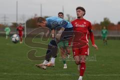 Kreisklasse - Saison 2025/26- TSV Lenting - Türkisch SV Ingolstadt - Enis Kuqanaj rot Türk SV - Leon Durnov Torwart Lenting - Foto: Meyer Jürgen