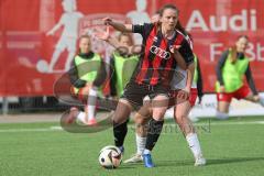 2. Bundesliga Frauen - Saison 2024/25 - FC Ingolstadt 04 Frauen - SC Freiburg II - Stefanie Reischmann (Nr.24 - FCI Frauen) - Volpert Yara weiss Freiburg - Foto: Meyer Jürgen