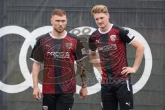 3. Liga; FC Ingolstadt 04 - Trainingsauftakt, Neuzugang Max Dittgen (10, FCI) Maximilian Neuberger (38, FCI)