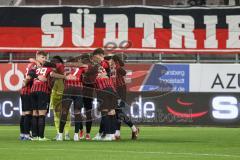 3. Liga; FC Ingolstadt 04 - Hallescher FC; Teambesprechung vor dem Spiel