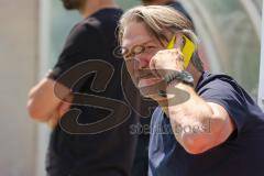 Bayernliga Süd - Saison 2022/2023 - FC Ingolstadt 04 II -  Trainingsauftakt - Dietmar Beiersdorfer Geschäftsführer Sport & Kommunikation beim telefonieren - Foto: Meyer Jürgen