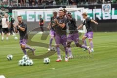 3. Liga - Saison 2026/27 - SC Preussen Münster - FC Ingolstadt 04 - Die MAnnschaft begrüßt die Fans - XXXXX - Foto: Meyer Jürgen