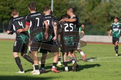 Bezirksliga - Saison 2025/26 - FC Fatih Ingolstadt - TSV Gaimersheim - Hakan Düzgün (Nr.25 - TSV Gaimersheim) erzielt ein Tor - jubel - Nico von Swiontek Brzezinski (Nr.17 - TSV Gaimersheim)  - Foto: Meyer Jürgen