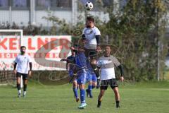 2023_10_28 - Kreisklasse - Saison 2023/24 - FC GW Ingolstadt - FC Arnsberg - Mohamed Mandar blau Arnsberg - Metin Olacsoy weiss GW Ing - Foto: Meyer Jürgen