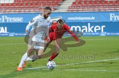 3. Liga - FSV Zwickau - FC Ingolstadt 04 - Fatih Kaya (9, FCI) Nkansah Steffen (25 Zwickau)