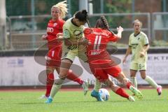 2. Fußball-Liga - Frauen - Saison 2022/2023 - FC Ingolstadt 04 - TSG Hoffenheim - Vidovic Paula (Nr.11 - FC Ingolstadt 04 ) - Jahn Chitra gold Hoffenheim - Foto: Meyer Jürgen