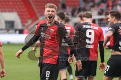 3. Liga; FC Ingolstadt 04 - FC Viktoria Köln; Freistoß Benjamin Kanuric (8, FCI) Tor Jubel Treffer 3:0