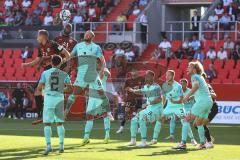 3. Liga; FC Ingolstadt 04 - TSV 1860 München; Kopfball Tobias Schröck (21, FCI) Daouda Beleme (9, FCI) Starke Manfred (8 TSV) Kurt Kaan (2 TSV) Zwarts Joel (9 TSV) Lang Niklas (3 TSV)